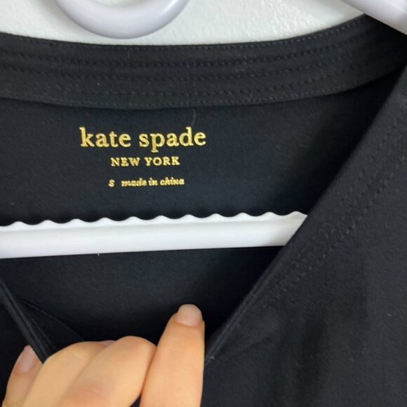 Kate Spade Black Cut-Out Midi Dress - Picture 5 of 9